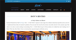 Desktop Screenshot of dons-bistro.com